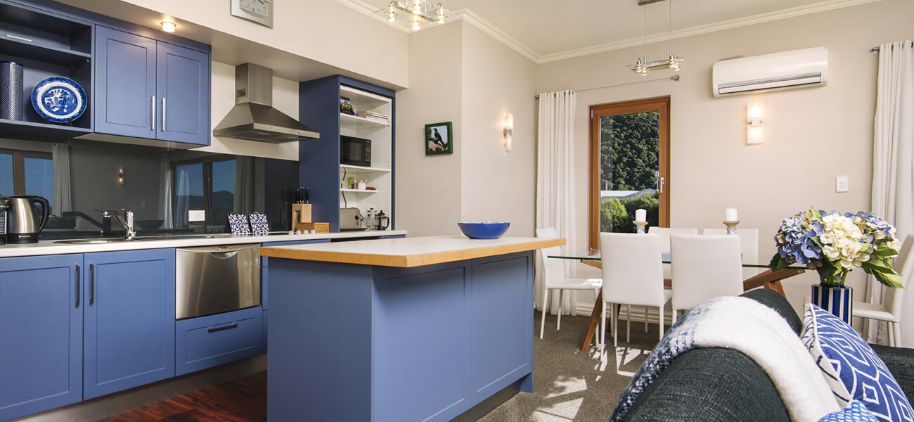 Kitchenette Area In The Tui Apartment At Wilkes Way Villa In Picton Marlborough NZ